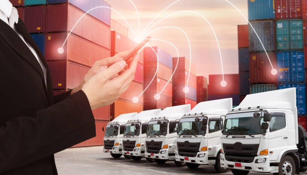 People,Using,Mobile,Phone,And,Illustration,Connectivity,To,Control,Truck People,Using,Mobile,Phone,And,Illustration,Connectivity,To,Control,Truck